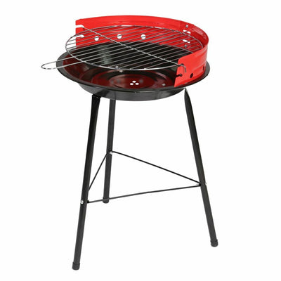Grill Schwarz Rot 34 x 34 x 55 cm